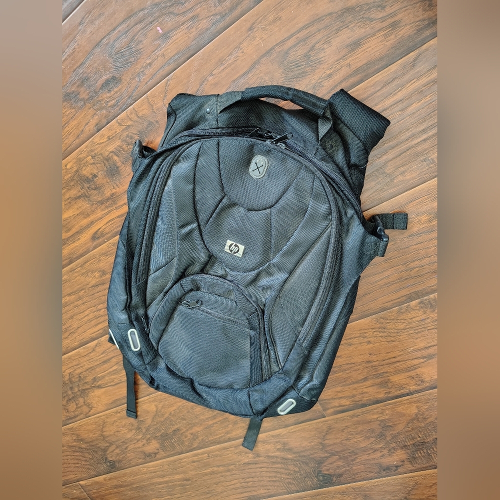 HP Sport Black Backpack